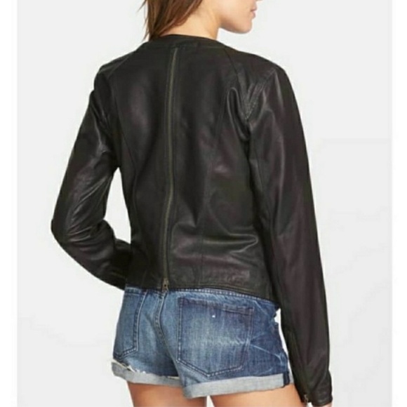 Genuine leather Volcom Stone Row moto jacket - Picture 2 of 7